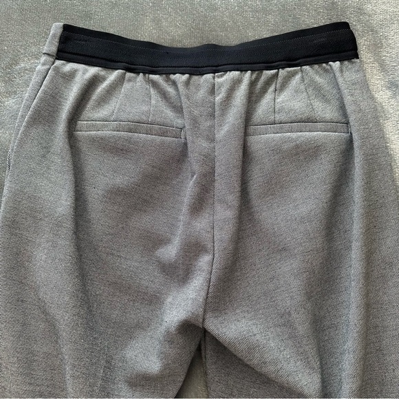 ZARA Blue Pattern Slim Leg Classic Trouser Pants - Picture 9 of 11